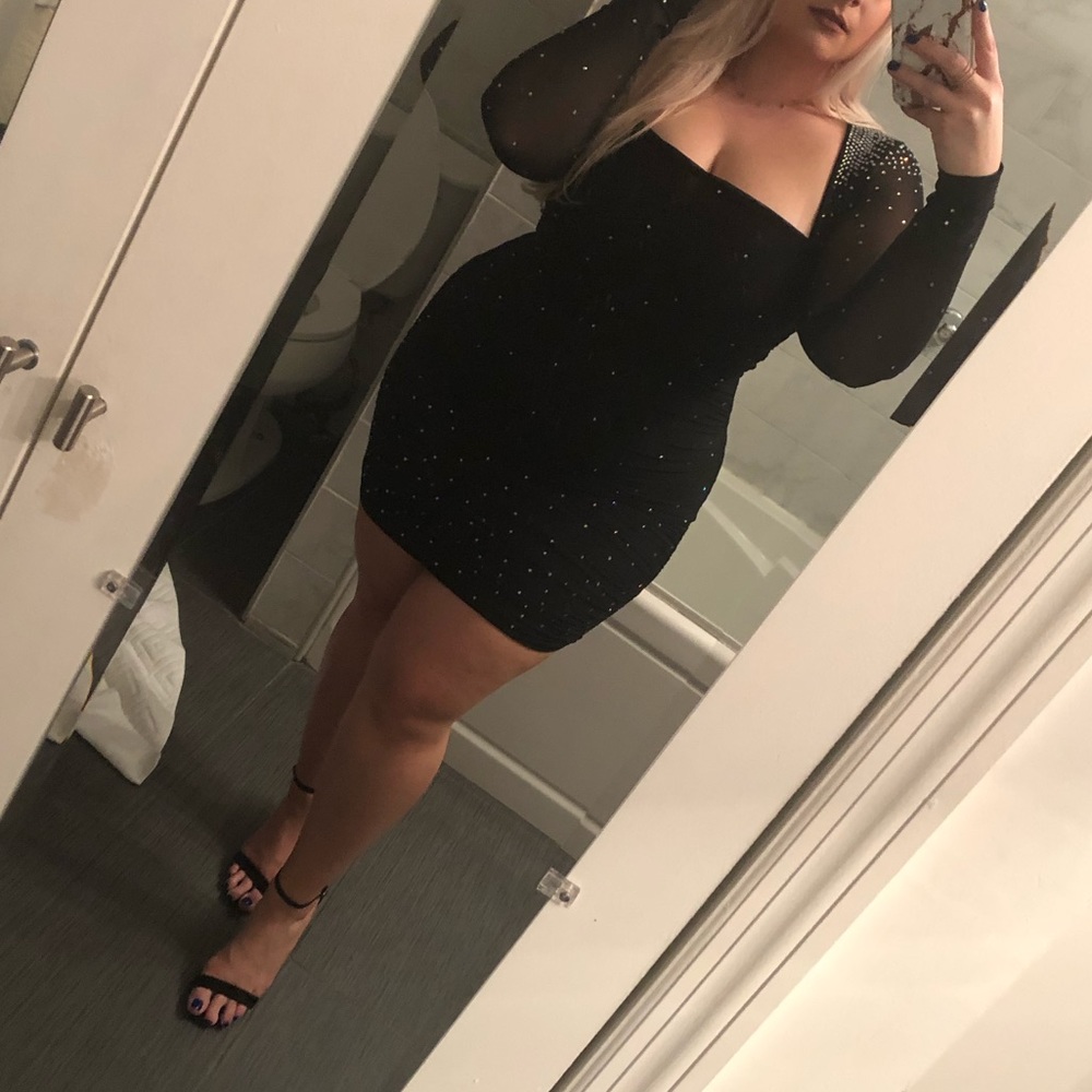Fashion Nova dress with Swarovski Crystals